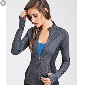 Forever 21 workout mesh jacket.